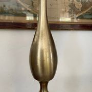 Lampe balustre vintage en laiton doré 51cm