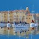 Patrick TURION Large Oil Port of Saint TROPEZ 80x80cm Exhibitions