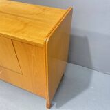 Commode vintage en bois de frêne par F.Jirák pour Tatra, 1960, Tchécoslovaquie