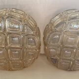 Vintage amber wall light