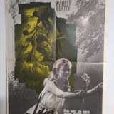 A small folded original movie poster: Lilith Warren Beatty Peter Fonda year 1964