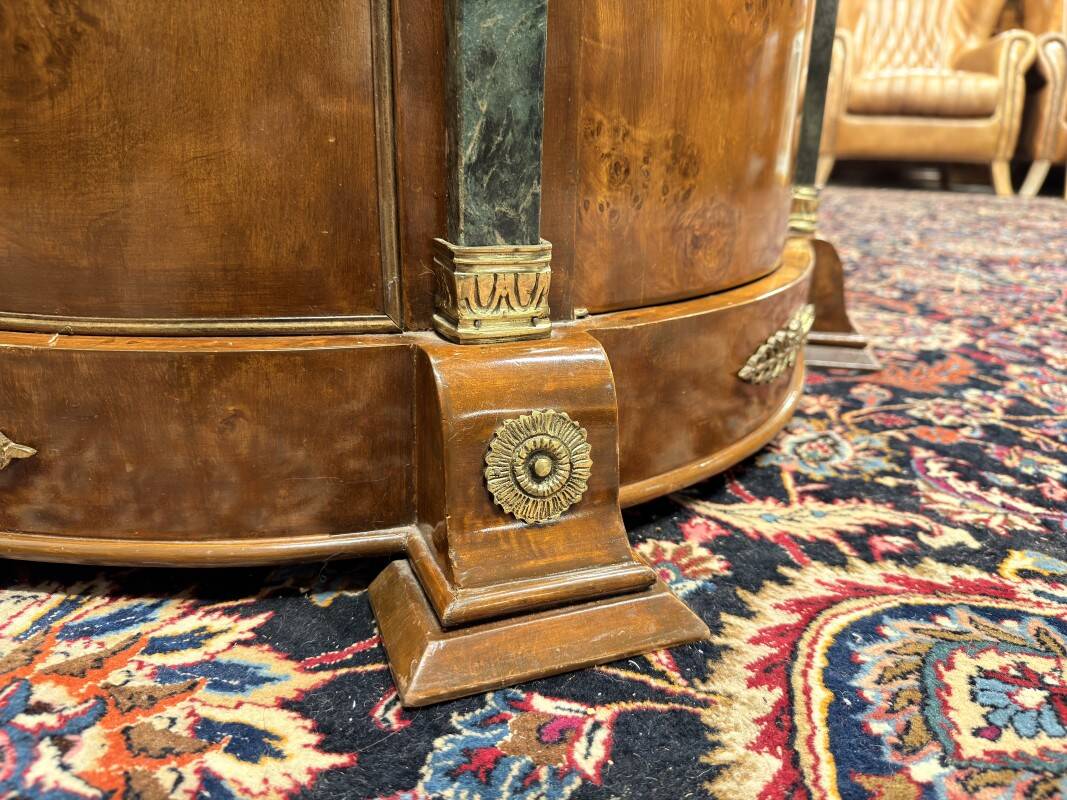 Antique French Louis XIV Oval Writing Desk