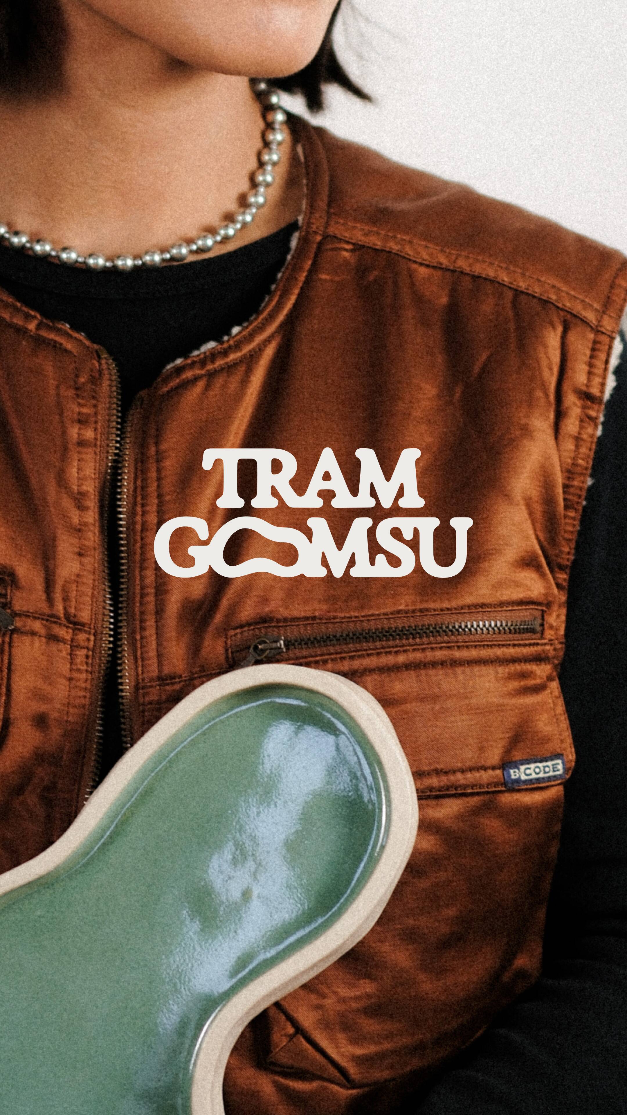 Vide poche Bassin, vert d'eau, Tram Gomsu