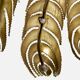 Christian Techoueyres brass palm lamp for Maison Jansen 1970s