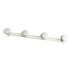 Coat rack with 4 metal hooks, vintage 1970
