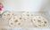 4 bowls or bread plates in earthenware, Villeroy and Boch