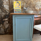 Buffet ancien bleu zingueur