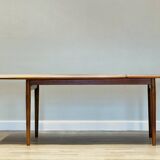 Mid-Century Danish teak extending dining table (Johannes Andersen)
