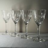 Set of 4 Capri Crystal Glasses Vivaldi Model