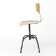 Industrial Swivel Chair by Heni Germany, 1950s Bauhaus Workshop Chair 1950