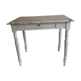 Patinated wood table of the 19th