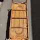 Rattan and bamboo planter, 60s, Gabriella Crespi style. Rare.