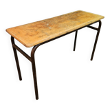 Double school desk 1970