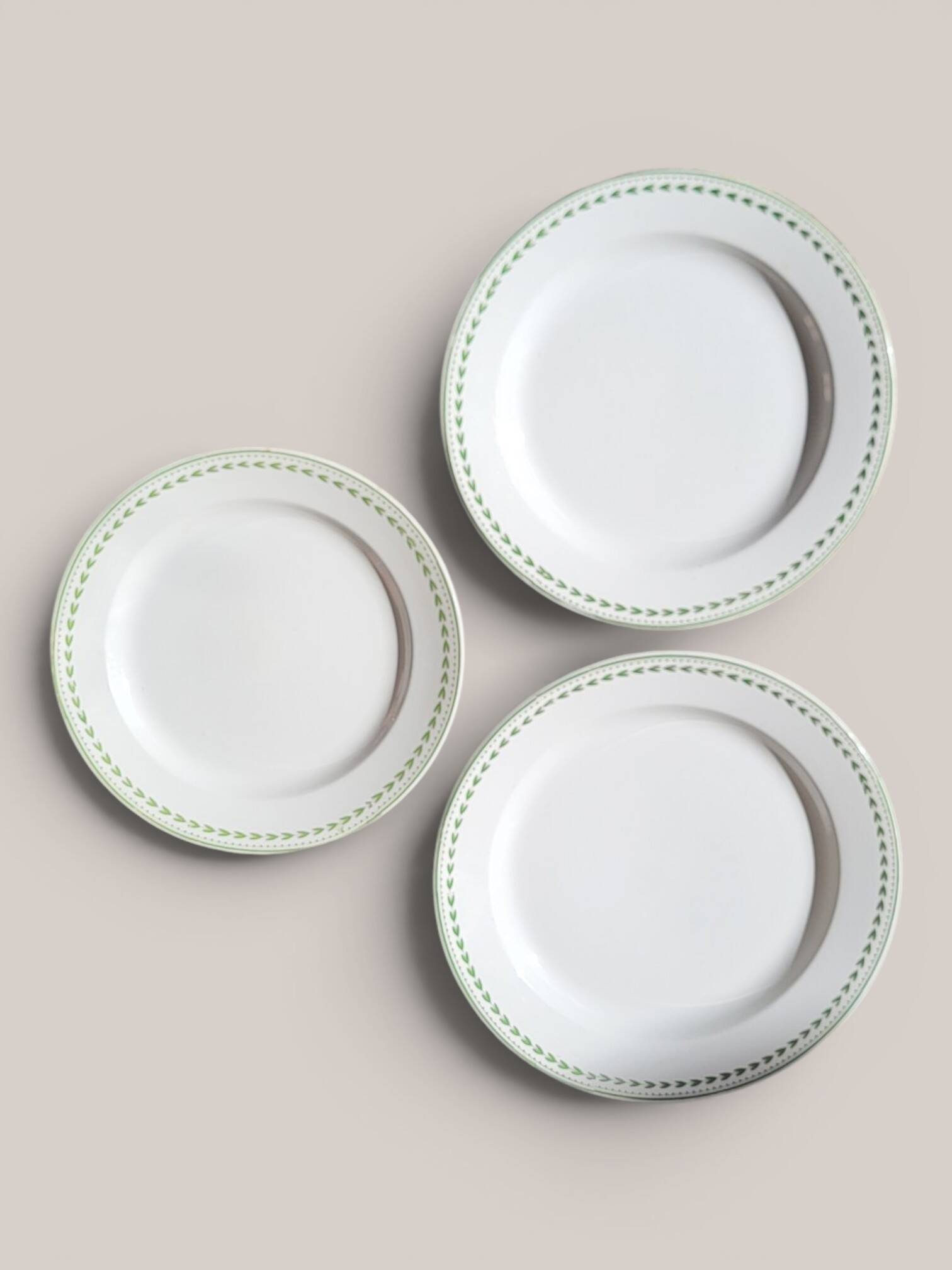 3 plats semi creux en faïence Boch Frères Kéramis