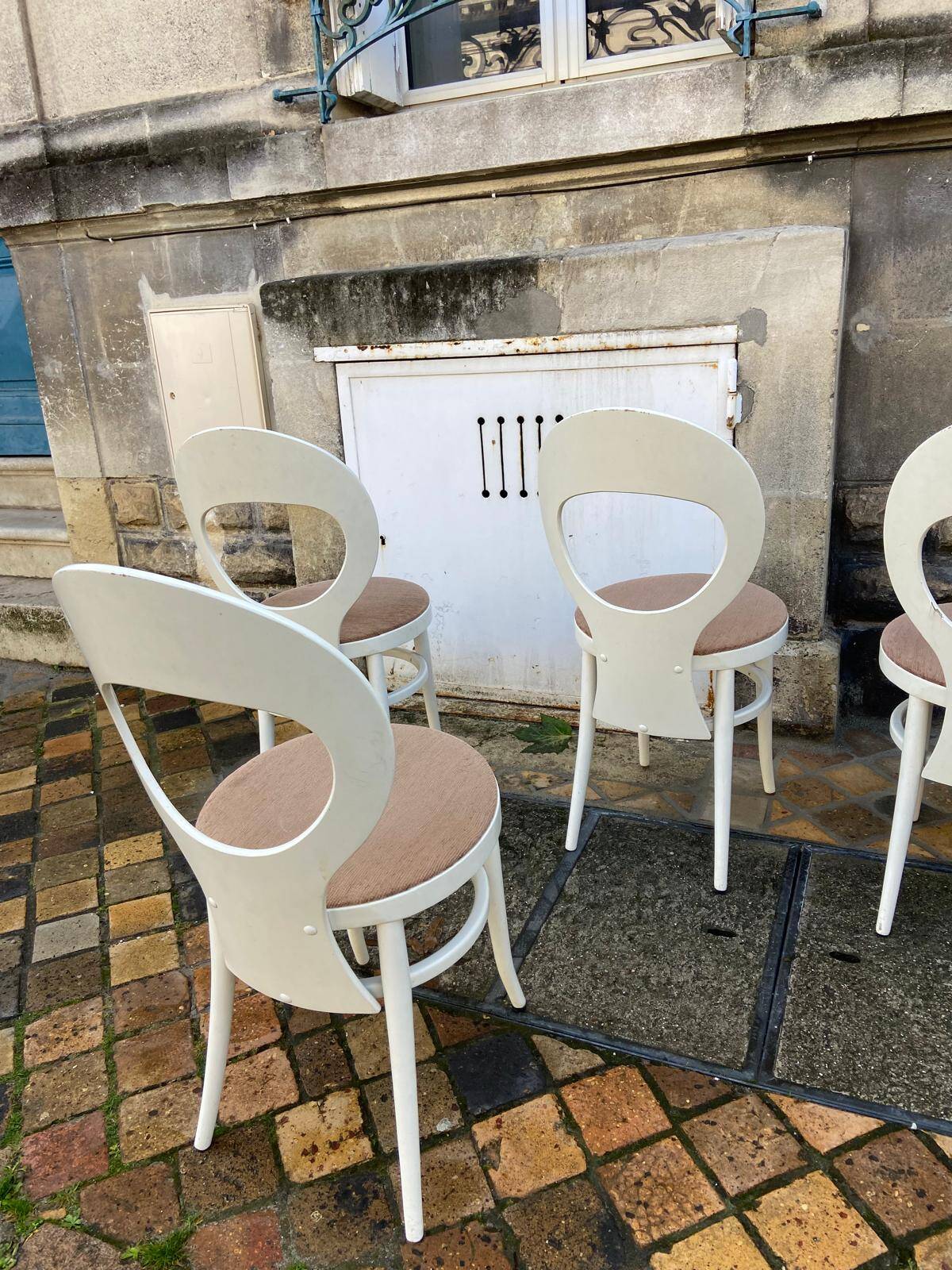 6 "Mouette" chairs by Baumann - 1960s/70s