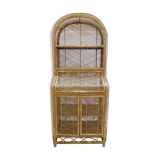 Rattan bookcase