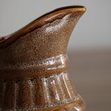 50cl glazed ceramic pitcher with beer barrel decoration