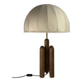 Midcentury organic sculptural architectural mushroom table lamp by Temde, Model 5590