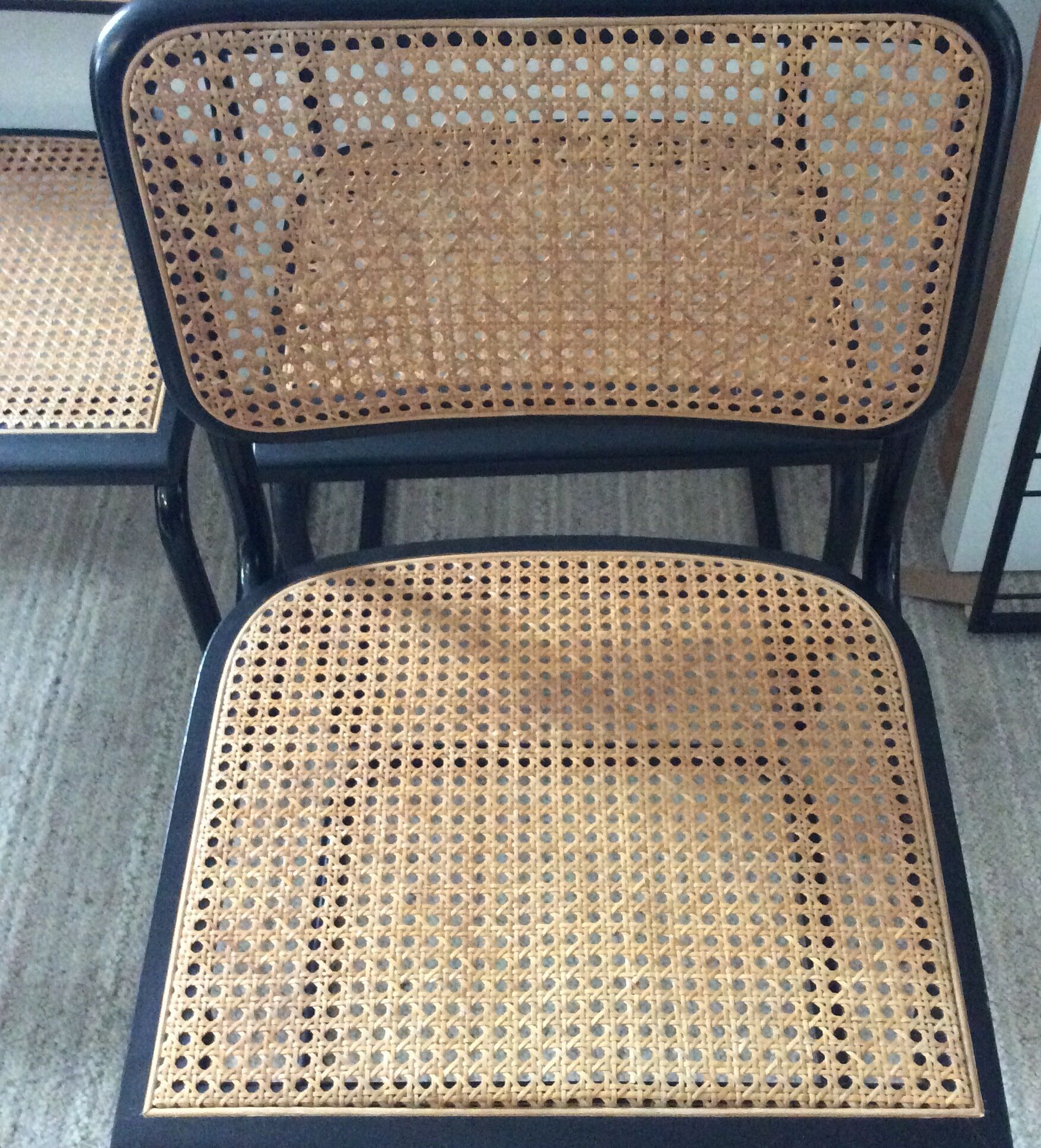 Série de 4 chaises Marcel Breuer Cesca B32