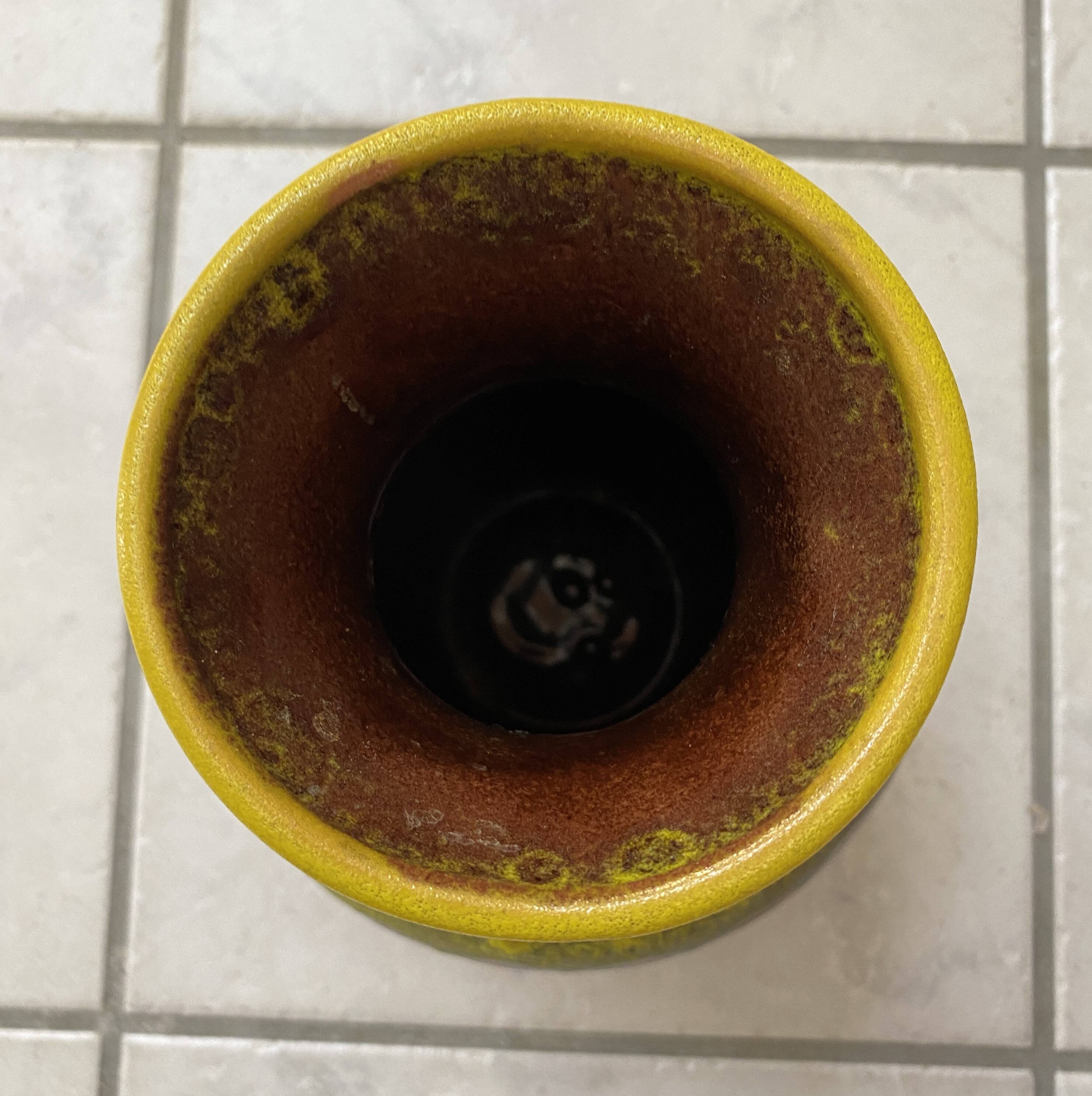 Yellow and Blue vase by Carstens Tönnieshof 1960s WGP