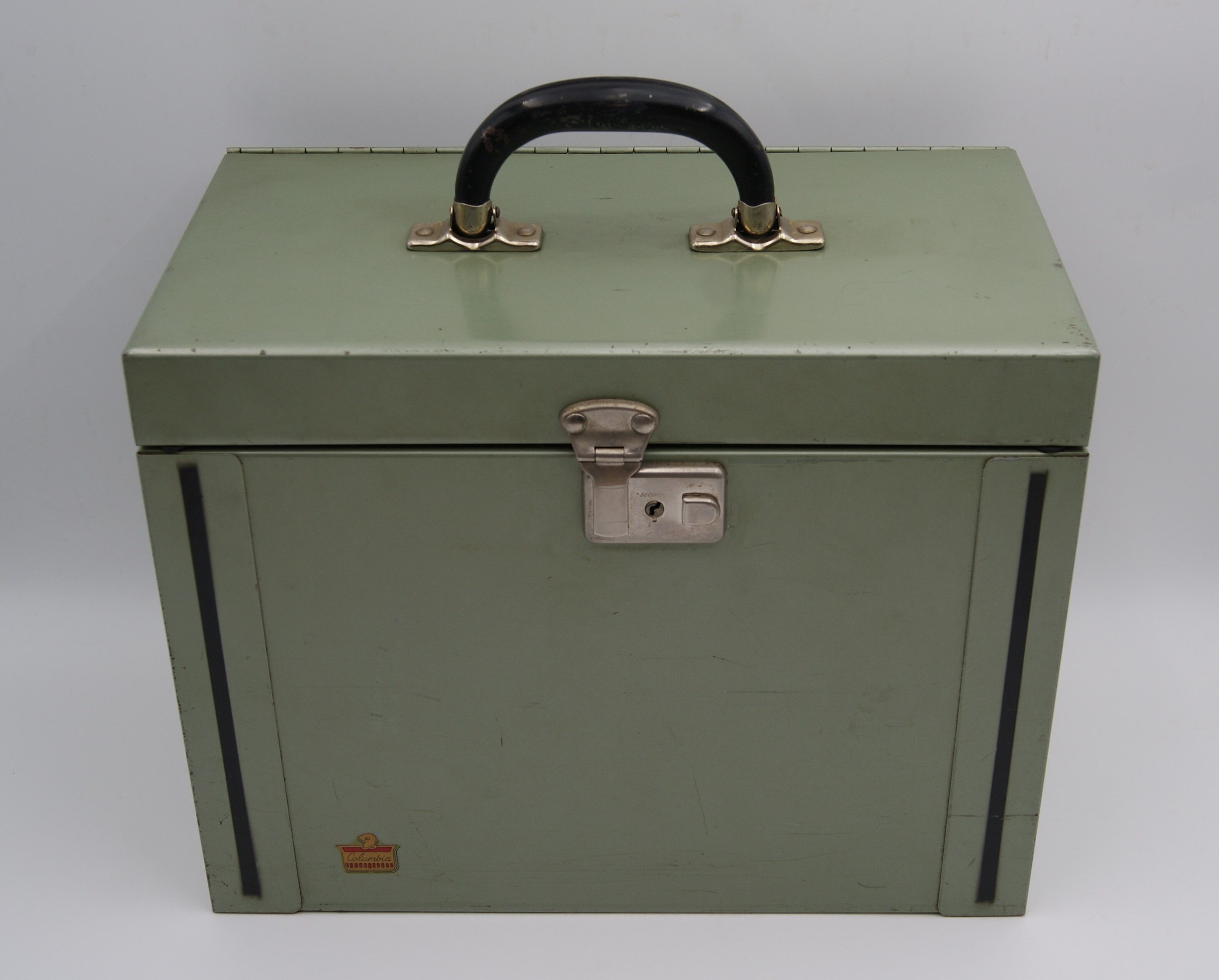 Metal sorting binder industrial vintage office