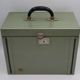 Metal sorting binder industrial vintage office