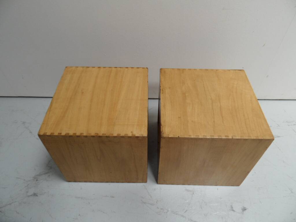 Vintage cube coffee tables 1960's