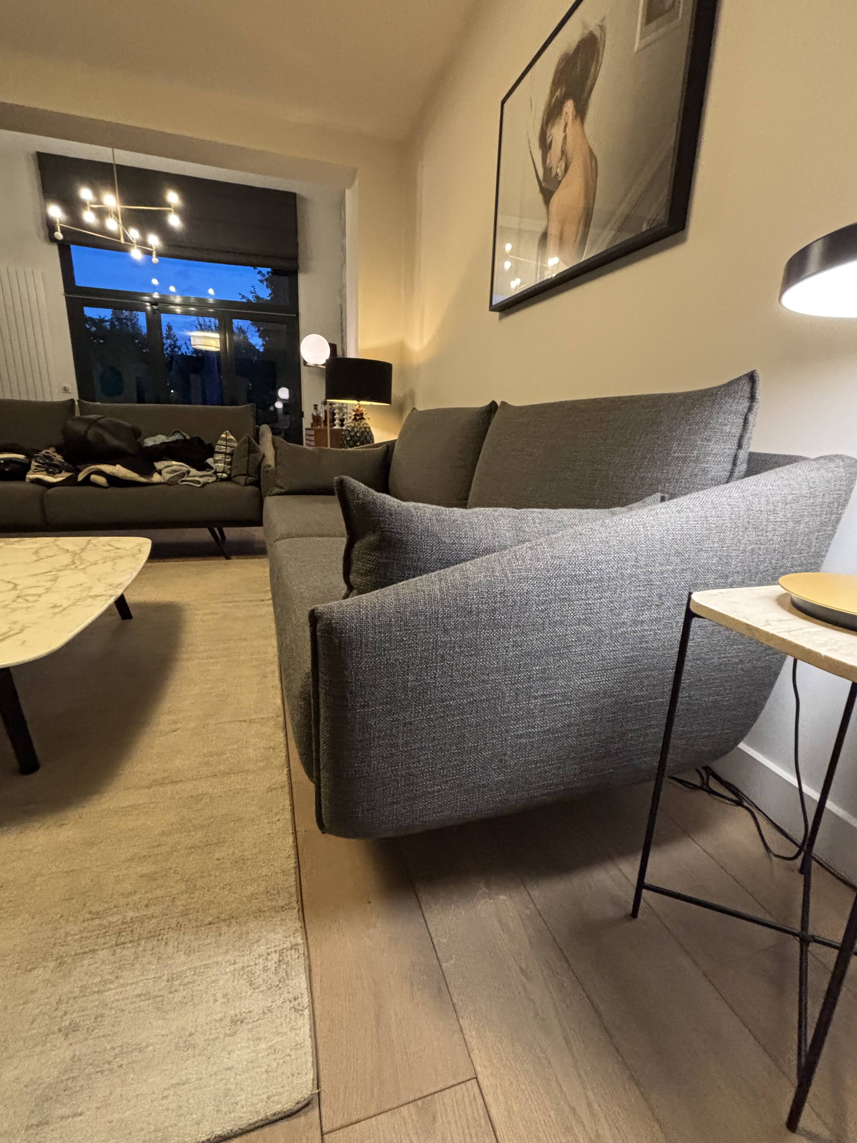 Stua Costura Moulin 10 grey sofa