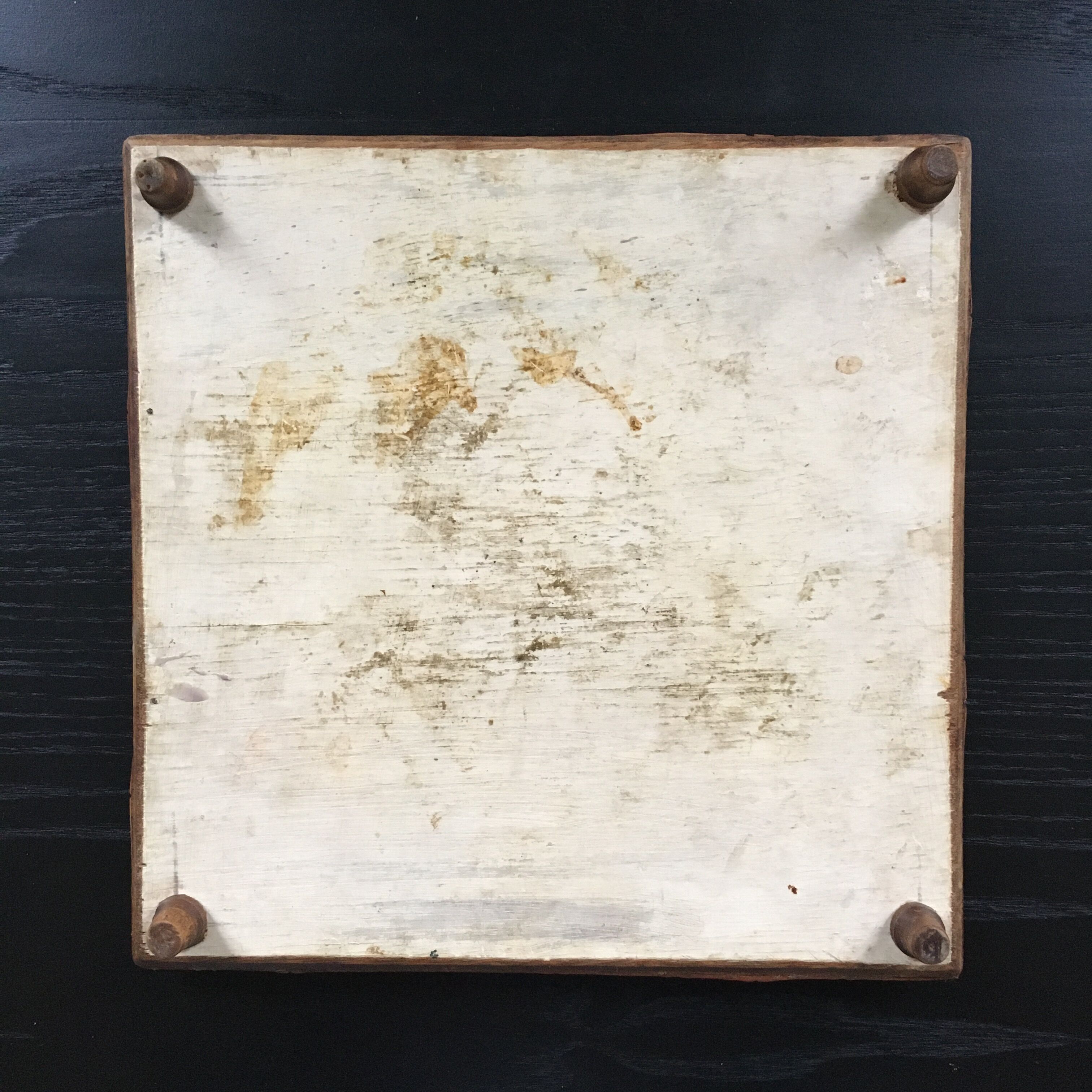 Antique ceramic trivet