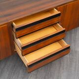 Sidebord, restored, walnut, 300cm