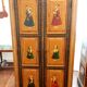 Armoire indienne artisanale peinte à la main