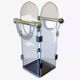 Umbrella stand in brass and clear lucite / plexiglass, 1960s
