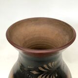 Reproduction of a Greek Attic-style black-figure vase depicting warriors