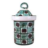 Small vintage ceramic pot in the style of Robert Picault