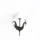 Applique sculpture fer forgé vintage 1950