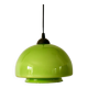 Suspension in green opaline mushroom design 60s-70s