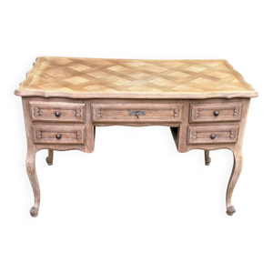 bureau plat en chêne