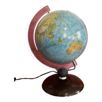 Luminous earth globe