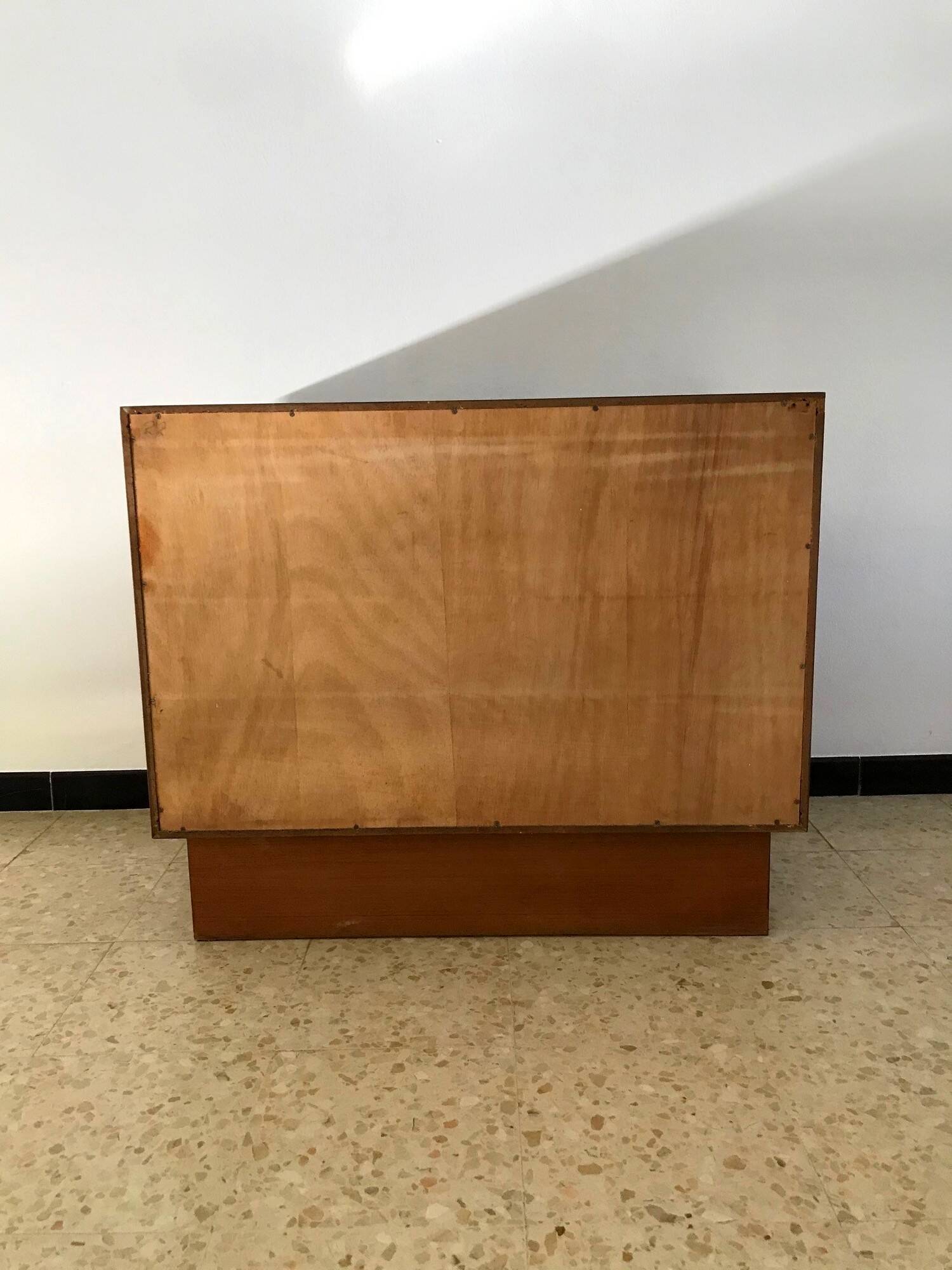 Vintage teak chest of drawers Scandinavian style 70s