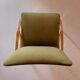 Chaise de bureau vintage en velours vert, cadre en chrome, Italie, années 1970
