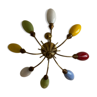1950s colour chandelier