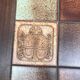 Vintage coffee table in wood and ceramic from the 70s