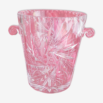 Champagne bucket in bohemian crystal