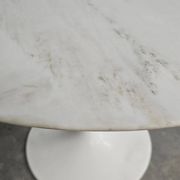 Tulip dining table with marble top by Eero Saarinen for Knoll International