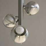 Chandelier 1970 aluminum with its applique