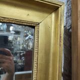 Large gilt mirror in 2 parts from the early 19th century