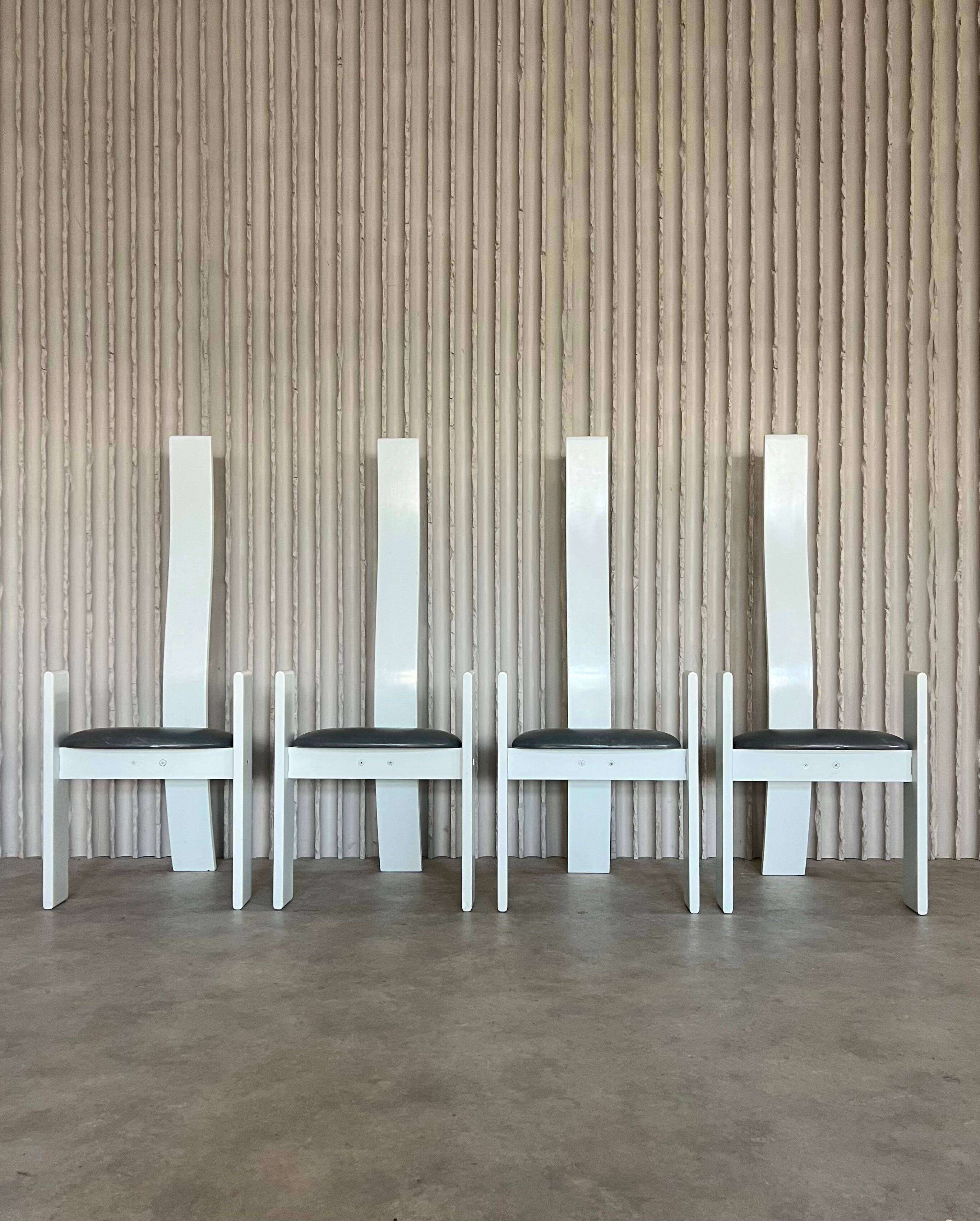 “Golem” chairs by Vico Magistretti for Carlo Poggi Pavia, 1968