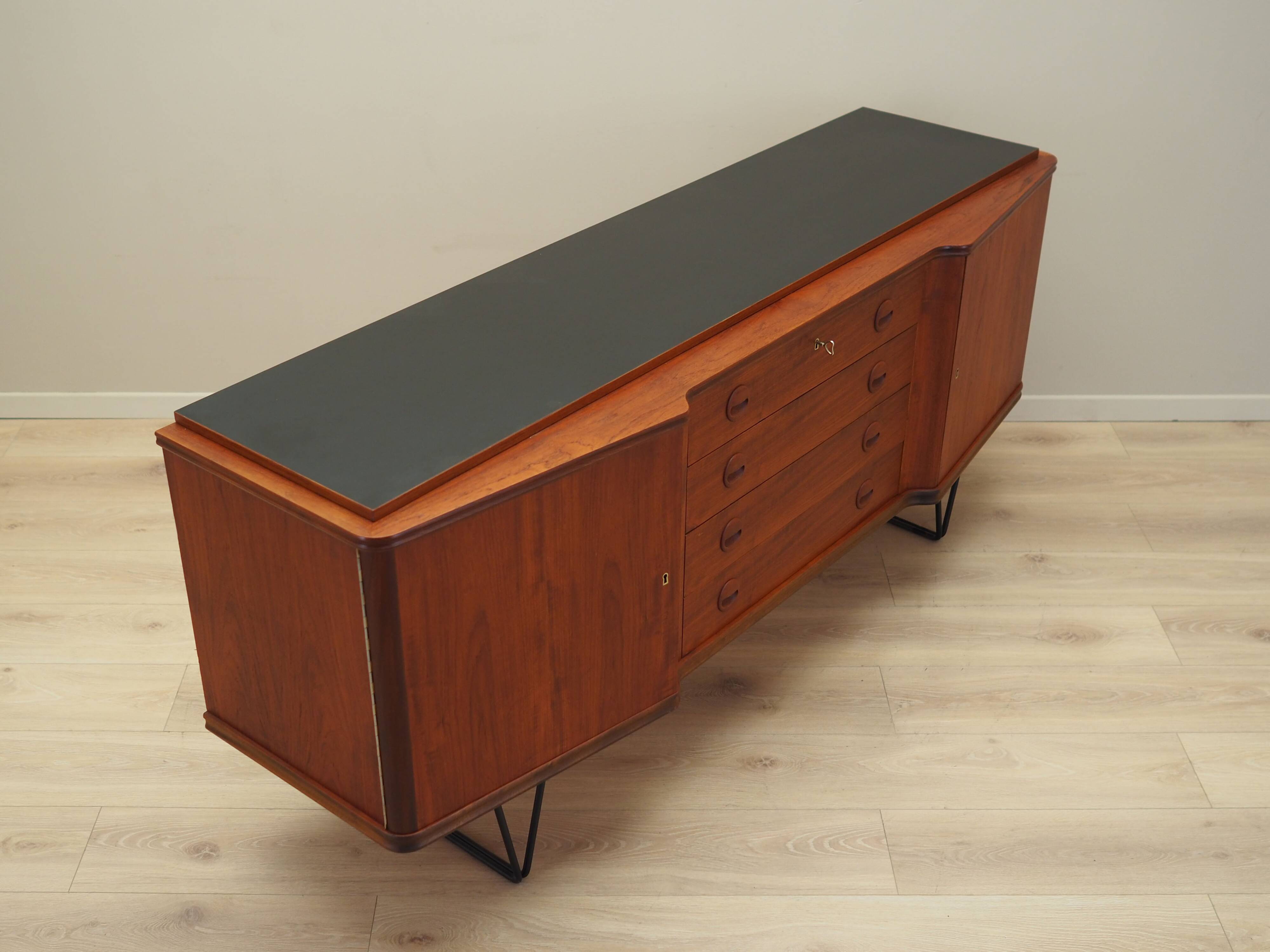Teak sideboard, Danish design, 1970s, production: Denmark