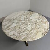 Round marble table T69 design Osvaldo Borsani for Tecno year 70
