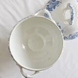 Ironware soup tureen "Snowball" model Saint Amand and Hamage